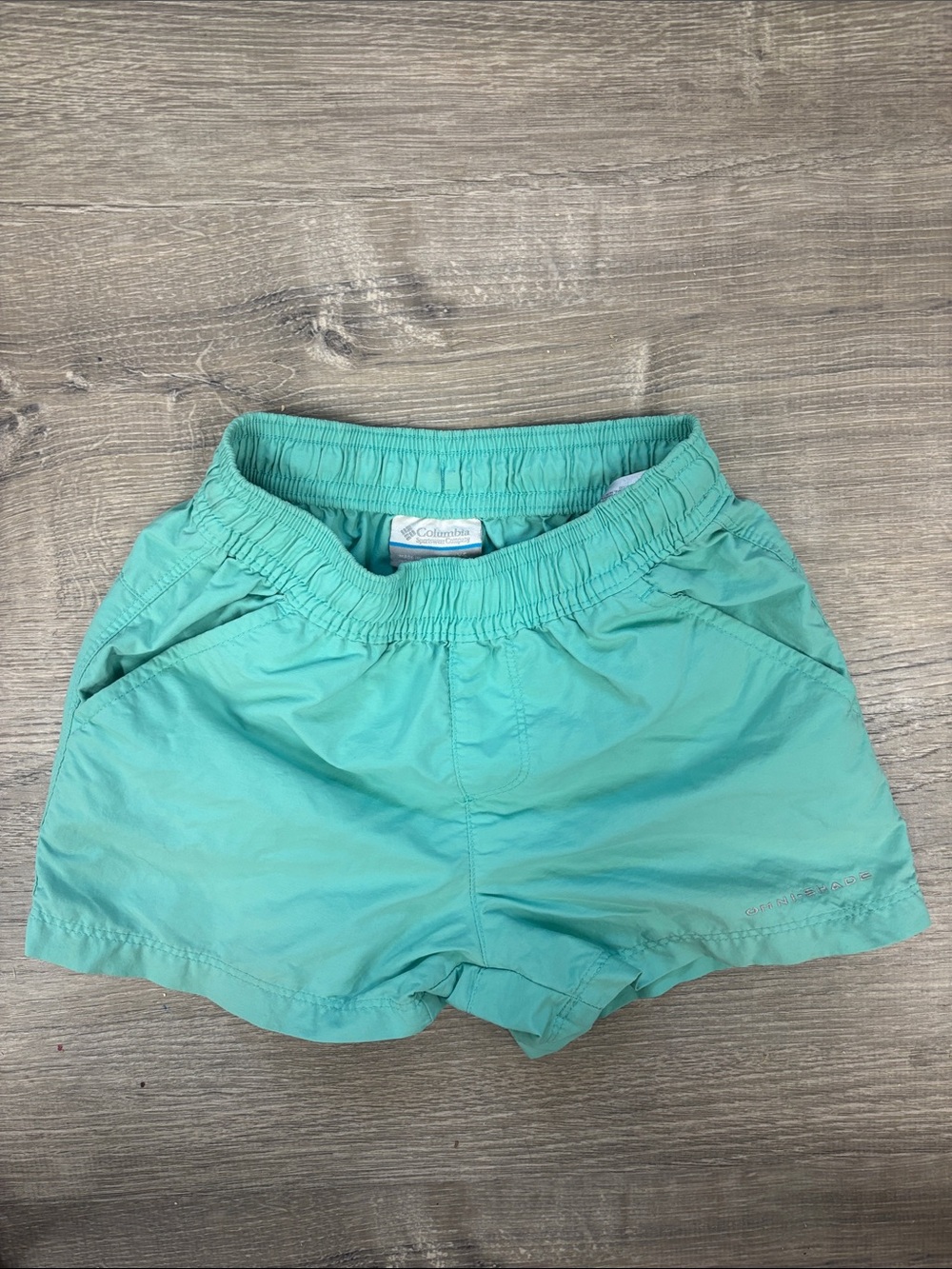 Columbia Aqua Teal Active Girl’s XS Shorts